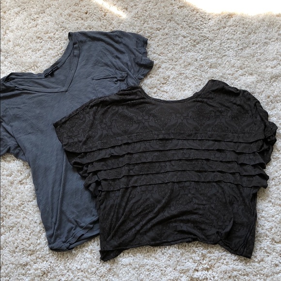 Urban outfitters gray pocket t  EXTRA FREE TOP - Picture 4 of 7